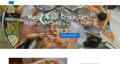 Desktop Screenshot of cinqueterrerestaurant.eu